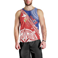 Tonga and Samoa Rugby Custom Men Tank Top Ikale Tahi Manu Samoa Together - Polynesian Pride