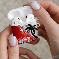 Fiji and Tonga Rugby Custom AirPods Case Flying Fijians Ikale Tahi Together Pacific - Polynesian Pride