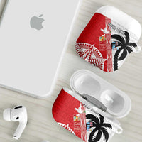 Fiji and Tonga Rugby Custom AirPods Case Flying Fijians Ikale Tahi Together Pacific - Polynesian Pride