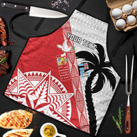 Fiji and Tonga Rugby Custom Apron Flying Fijians Ikale Tahi Together Pacific - Polynesian Pride