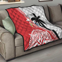 Fiji and Tonga Rugby Custom Quilt Flying Fijians Ikale Tahi Together Pacific - Polynesian Pride