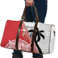 Fiji and Tonga Rugby Custom Travel Bag Flying Fijians Ikale Tahi Together Pacific - Polynesian Pride