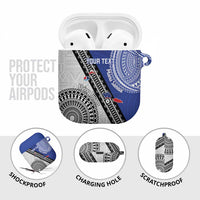 Fiji an Samoa Rugby Custom AirPods Case Flying Fijians Manu Samoa Together Pacific - Polynesian Pride