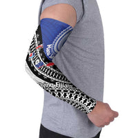 Fiji an Samoa Rugby Custom Arm Sleeves Flying Fijians Manu Samoa Together Pacific - Polynesian Pride
