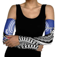 Fiji an Samoa Rugby Custom Arm Sleeves Flying Fijians Manu Samoa Together Pacific - Polynesian Pride