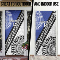 Fiji an Samoa Rugby Custom Door Cover Flying Fijians Manu Samoa Together Pacific - Polynesian Pride