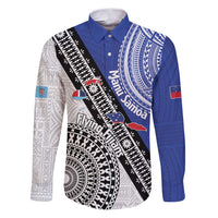 Fiji an Samoa Rugby Custom Family Matching Puletasi and Hawaiian Shirt Flying Fijians Manu Samoa Together Pacific - Polynesian Pride