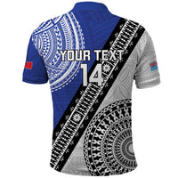 Fiji an Samoa Rugby Custom Polo Shirt Flying Fijians Manu Samoa Together Pacific - Polynesian Pride