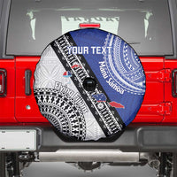 Fiji an Samoa Rugby Custom Spare Tire Cover Flying Fijians Manu Samoa Together Pacific - Polynesian Pride
