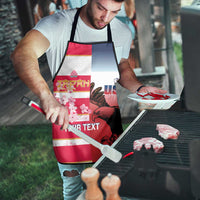 USA and Japan Rugby Custom Apron Eagles Brave Blossoms Together Pacific - Polynesian Pride