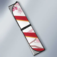 Canada and Japan Rugby Custom Auto Sun Shade Canucks Brave Blossoms Together Pacific - Polynesian Pride
