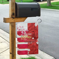 Canada and Japan Rugby Custom Garden Flag Canucks Brave Blossoms Together Pacific - Polynesian Pride