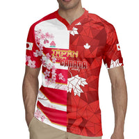 Canada and Japan Rugby Custom Rugby Jersey Canucks Brave Blossoms Together Pacific - Polynesian Pride