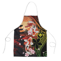 Hawaiian and Japanese Apron Koi Fish With Kanaka Polynesian Tattoo - Polynesian Pride