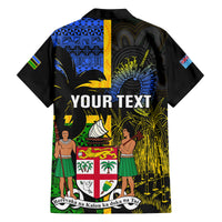 Personalised South Sea Islanders Family Matching Puletasi Dress and Hawaiian Shirt Kanakas With Fiji Coat Of Arms LT14 - Polynesian Pride