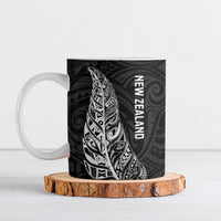 New Zealand and South Africa Rugby Ceramic Mug Maori Silver Fern Springbok Together - Polynesian Pride