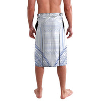 Queen Salote College 100 Years Personalized Lavalava Tonga QSC Heilala Lei White Ngatu Pattern