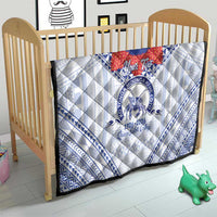 Queen Salote College 100 Years Personalized Quilt Tonga QSC Heilala Lei White Ngatu Pattern
