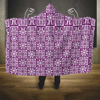 Poni Palaka Quilt Hawaii Hooded Blanket Hawaiian Tropical Monstera Sea Turtle