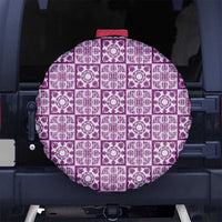 Poni Palaka Quilt Hawaii Spare Tire Cover Hawaiian Tropical Monstera Sea Turtle