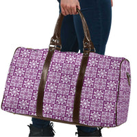 Poni Palaka Quilt Hawaii Travel Bag Hawaiian Tropical Monstera Sea Turtle