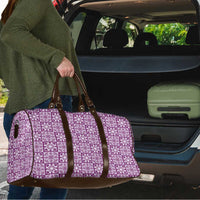 Poni Palaka Quilt Hawaii Travel Bag Hawaiian Tropical Monstera Sea Turtle
