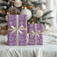 Poni Palaka Quilt Hawaii Wrapping Paper Hawaiian Tropical Monstera Sea Turtle