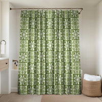 Omaomao Palaka Quilt Hawaii Bathroom Set Hawaiian Tropical Monstera Sea Turtle