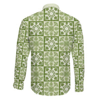 Omaomao Palaka Quilt Hawaii Family Matching Mermaid Dress and Hawaiian Shirt Hawaiian Tropical Monstera Sea Turtle