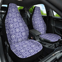 Polu Palaka Quilt Hawaii Car Seat Cover Hawaiian Tropical Monstera Sea Turtle LT14 One Size Blue - Polynesian Pride