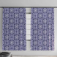 Polu Palaka Quilt Hawaii Window Curtain Hawaiian Tropical Monstera Sea Turtle