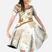 Gold Polynesian Family Matching Outfits - Turtle Shark Tattoo Design