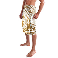 Gold Polynesia Lavalava Polynesian Turtle Shark Tattoo Tropical Vintage LT14 - Polynesian Pride