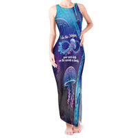 Polynesia Jellyfish Memorial Personalised Tank Maxi Dress Infinity Jellies Polynesian Pattern