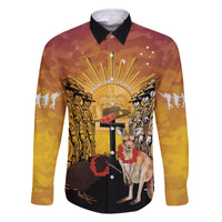 Australia And New Zealand ANZAC Family Matching Summer Maxi Dress and Hawaiian Shirt Aussie Kangaroo With Aotearoa Kiwi Lest We Forget