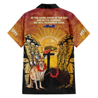 Australia And New Zealand ANZAC Hawaiian Shirt Aussie Kangaroo With Aotearoa Kiwi Lest We Forget LT14 - Polynesian Pride