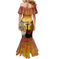 Australia And New Zealand ANZAC Mermaid Dress Aussie Kangaroo With Aotearoa Kiwi Lest We Forget LT14 - Polynesian Pride