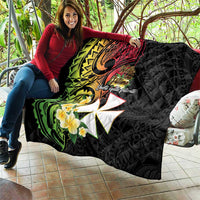 Wallis and Futuna Victory Day Quilt Liberty Equality Fraternity Polynesian Plumeria LT14 - Polynesian Pride