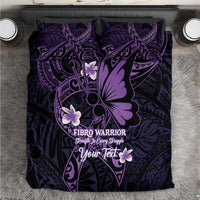 Personalised Fibromyalgia Awareness Month Bedding Set Fibro Warrior Strength In Every Struggle
