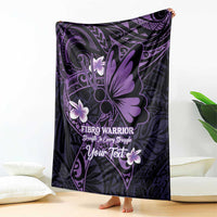 Personalised Fibromyalgia Awareness Month Blanket Fibro Warrior Strength In Every Struggle