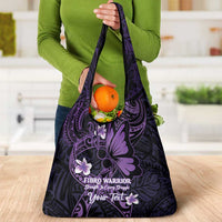 Personalised Fibromyalgia Awareness Month Grocery Bag Fibro Warrior Strength In Every Struggle