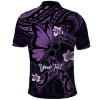 Personalised Fibromyalgia Awareness Month Polo Shirt Fibro Warrior Strength In Every Struggle