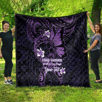 Personalised Fibromyalgia Awareness Month Quilt Fibro Warrior Strength In Every Struggle
