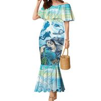 Personalized Snorkeling Hawaii Mermaid Dress Ocean Lover Hawaiian Kakau Honu Turtle
