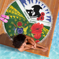 Cook Islands ANZAC Day Beach Blanket Last Post Lest We Forget