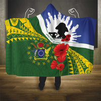 Cook Islands ANZAC Day Hooded Blanket Last Post Lest We Forget