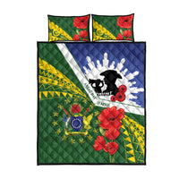 Cook Islands ANZAC Day Quilt Bed Set Last Post Lest We Forget