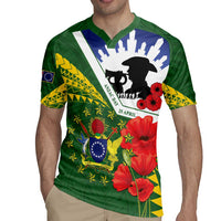 Cook Islands ANZAC Day Rugby Jersey Last Post Lest We Forget LT14 - Polynesian Pride