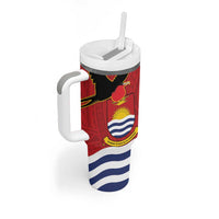 Mauri Kiribati Independence Day Tumbler With Handle 1979 Proud National Frigatebird