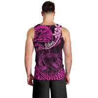Polynesian Pride Libra Zodiac Men Tank Top Astrological Sign Tribal Plumeria Pink Galaxy LT14 - Polynesian Pride